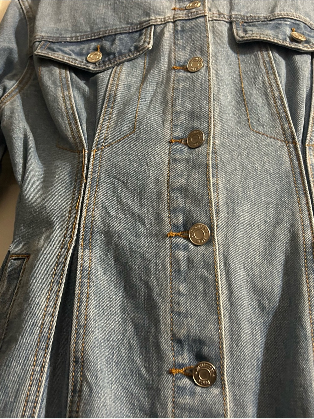 NWOT Denim Jacket Dress - Picture 3 of 5